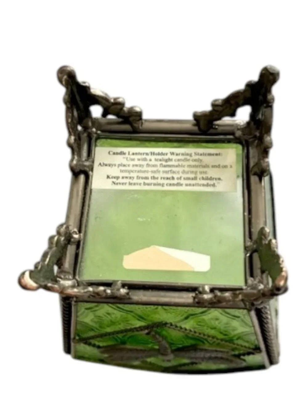 N/A green glass
